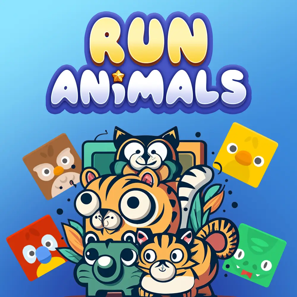 animal run game logo