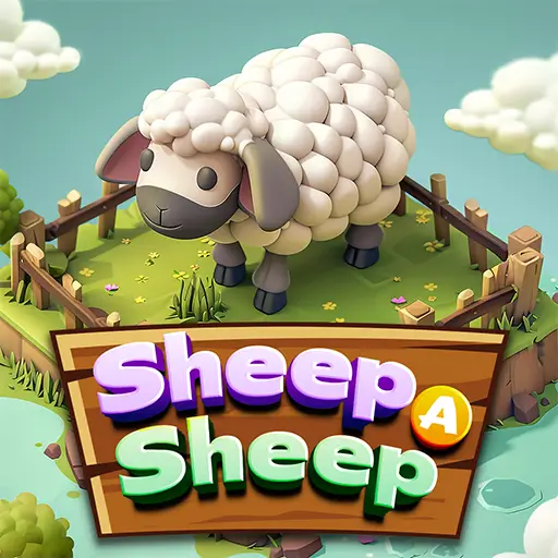 sheep a sheep game logo